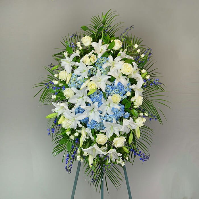 Condolence Messages To Pen Down With Funeral Flowers Card White on