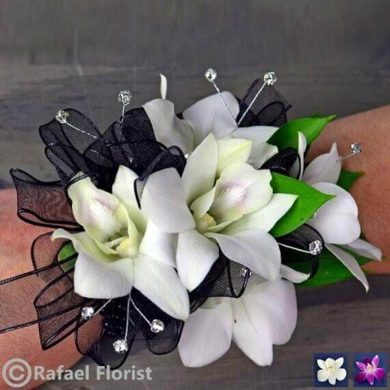 Dendrobium Orchid Corsage (Wristlet) in San Diego, CA