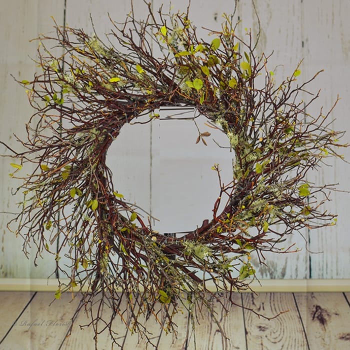 Front door Wreath, Large Wreath, Manzanita Wreath, Arctostaphylos Wreath, Lichen Wreath, outlets Rustic Wreath, Natural Decor, Natural Twigs Wreath