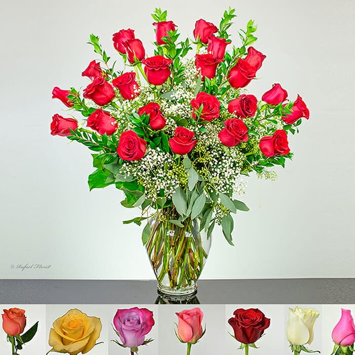 1 Dozen Red Rose Bouquet in San Rafael, CA