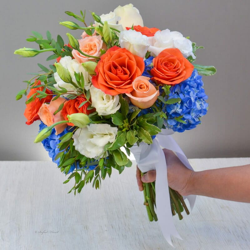 Blue Wedding Bouquet - Wedding bouquet